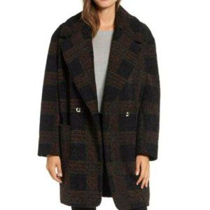 Sosken Glen Plaid Barber Coat XL